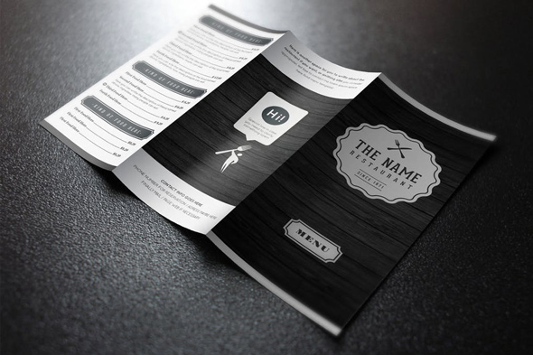 Elegant Food Menu
