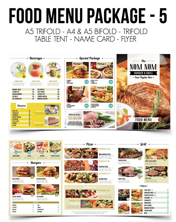 Food Menu Template Package 5